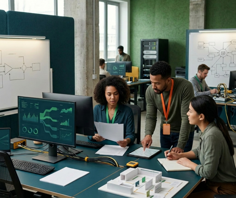 Imagem profissional de blog sobre: "Guia completo de marketing digital para empresas B2B: estratégias para gerar leads q