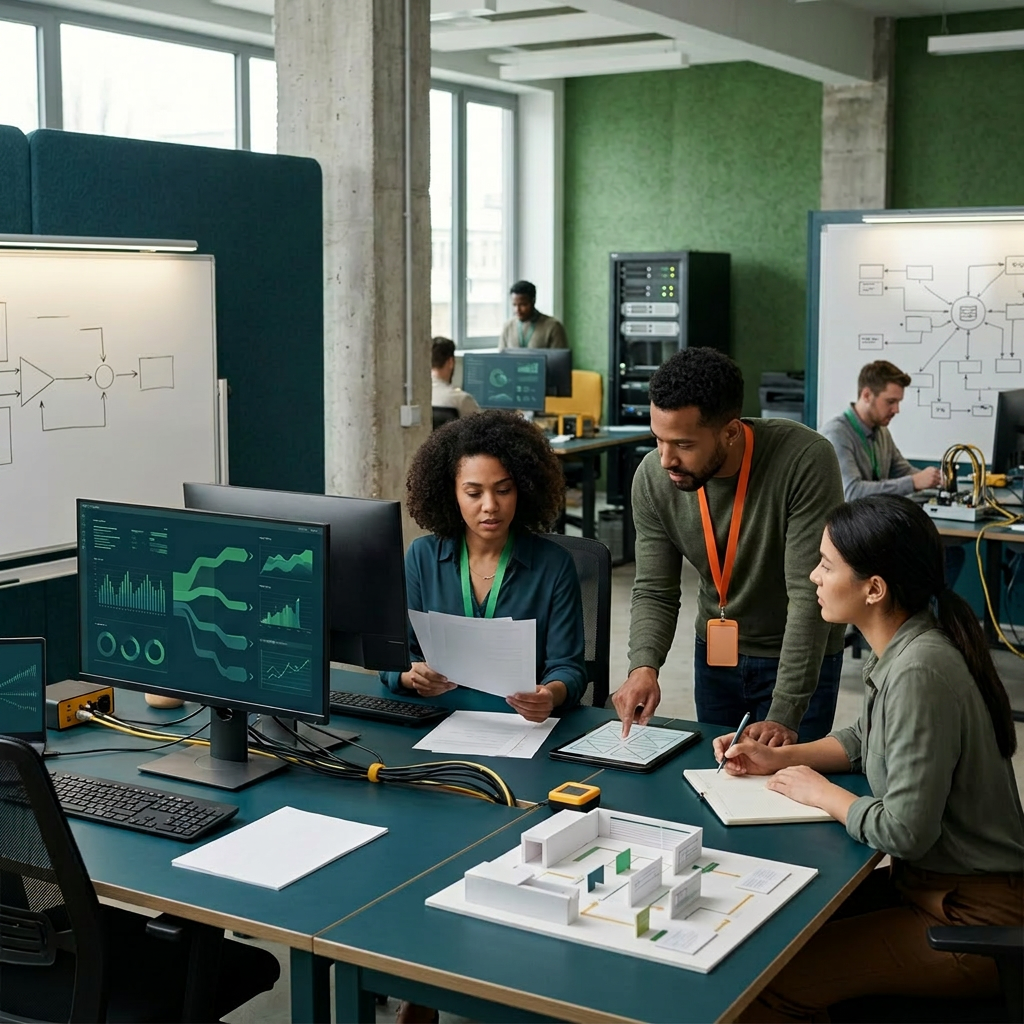 Imagem profissional de blog sobre: "Guia completo de marketing digital para empresas B2B: estratégias para gerar leads q